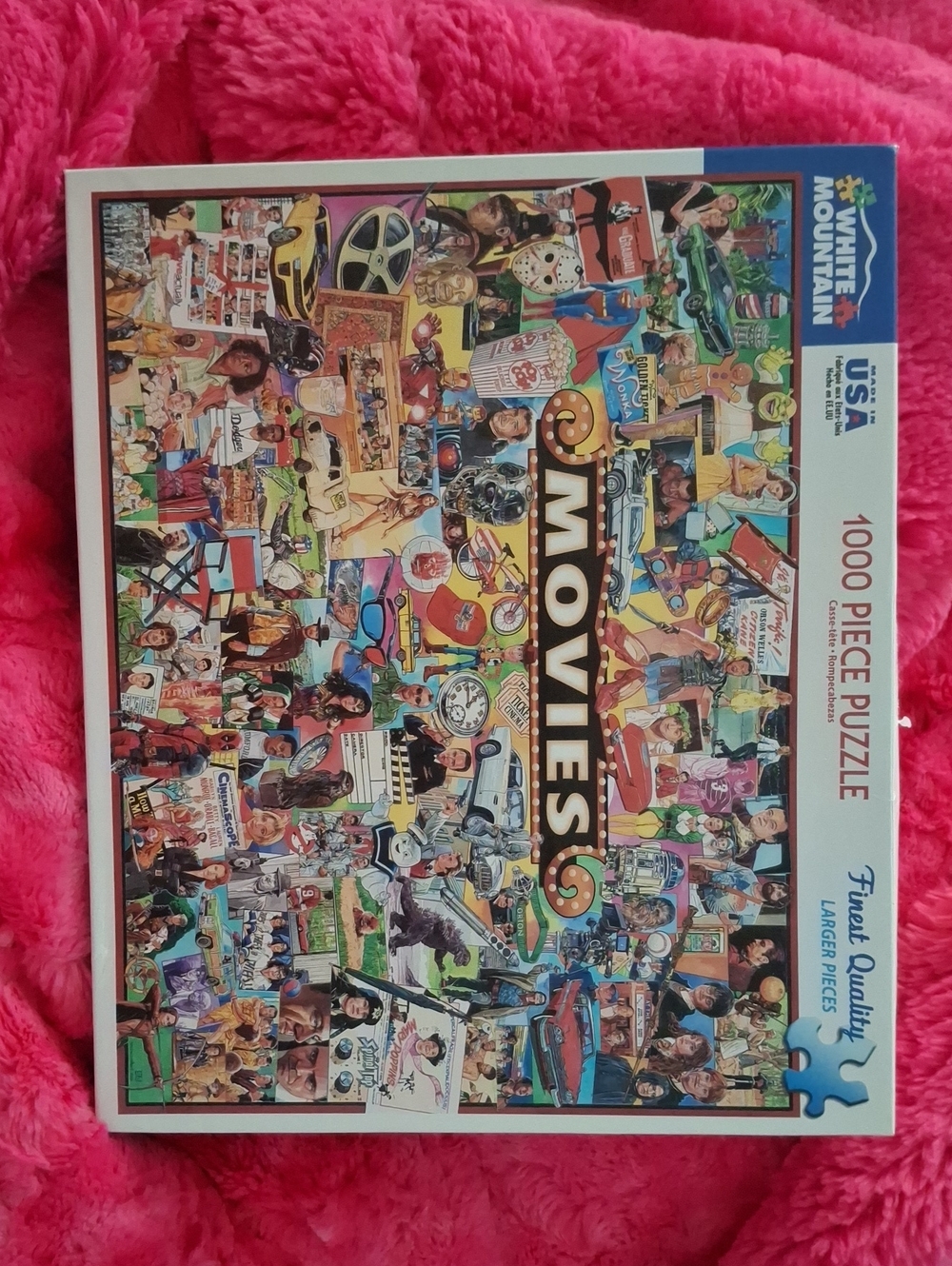 White Mountain Movies 1000-Piece Jigsaw Puzzle - Multicolor